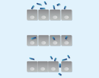 Fig. 1 An infection develops in three steps